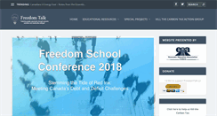 Desktop Screenshot of freedomtalk.ca
